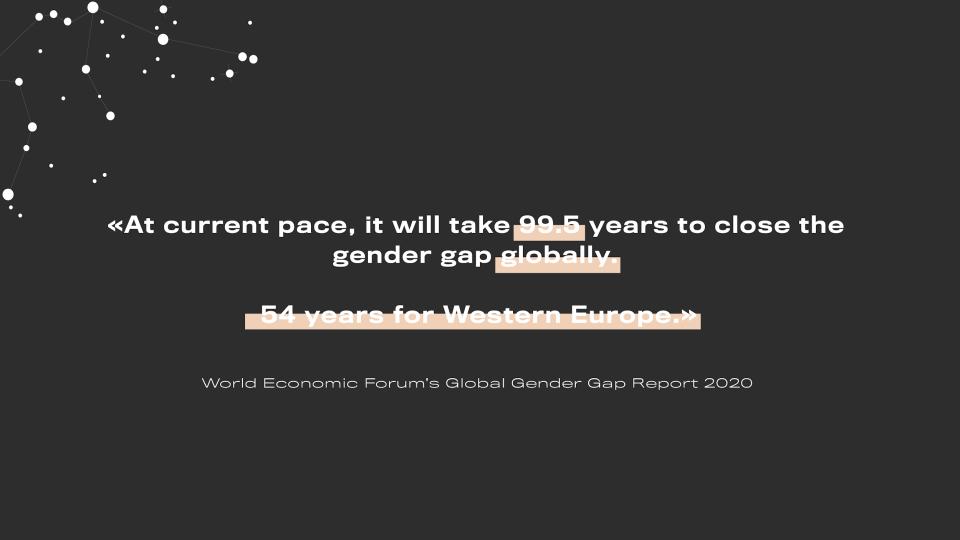 99 years to close the gender gap according to World Economic Forum is not acceptable. Armed with facts and data, we believe we can transform our workplaces and change the status quo.